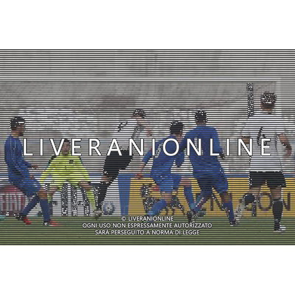 Torneo Quattro Nazioni ITALIA vs GERMANIA Nazionale under 20 10/11/2016 nella foto: IL GOAL DI TEUCHERT CEDRIC ©Claudio Zamagni/Agenzia Aldo Liverani s.a.s.