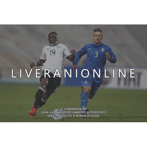 Torneo Quattro Nazioni ITALIA vs GERMANIA Nazionale under 20 10/11/2016 nella foto: badu e dimarco ©Claudio Zamagni/Agenzia Aldo Liverani s.a.s.