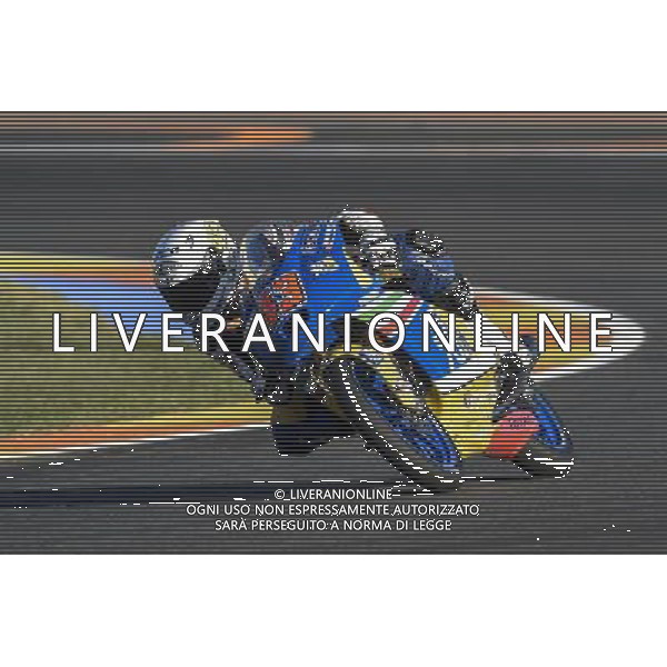 11.11.2016. Circuito Ricardo Tormo, Valencia Spagna.Stefano Valtulini (team Italia) durante le prove libere. - Motomondiale ©Piazzolla / AGENZIA ALDO LIVERANI SAS