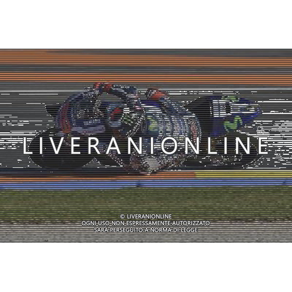 11.11.2016. Circuito Ricardo Tormo, Valencia Spagna. Jorge Lorenzo (Movistar Yamaha) durante le prove libere. - Motomondiale ©Piazzolla / AGENZIA ALDO LIVERANI SAS