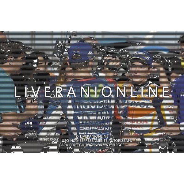 12.11.2016. Circuito Ricardo Tormo, Valenzia, Spagna. Jorge Lorenzo e Marc Marquez. ©PIAZZOLLA/AGENZIA ALDO LIVERANI SAS