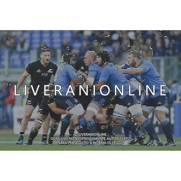 Rugby Test Match 2016 - Roma - 12.11.2016 - Stadio Olimpico - Italia vs All Blacks - nella foto: azione di gioco / Ph. Corradetti - AG. ALDO LIVERANI SAS