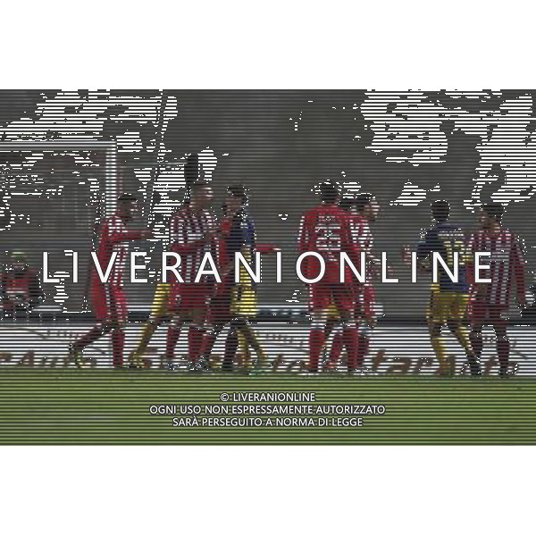 Campionato Lega Pro Girone B 13» giornata 12/11/2016 FORLI\' vs MODENA nella foto: UN MOMENTO DI TENSIONE TRA LE DUE SQUADRE ©CLAUDIO ZAMAGNI/AGENZIA ALDO LIVERANI S.A.S.