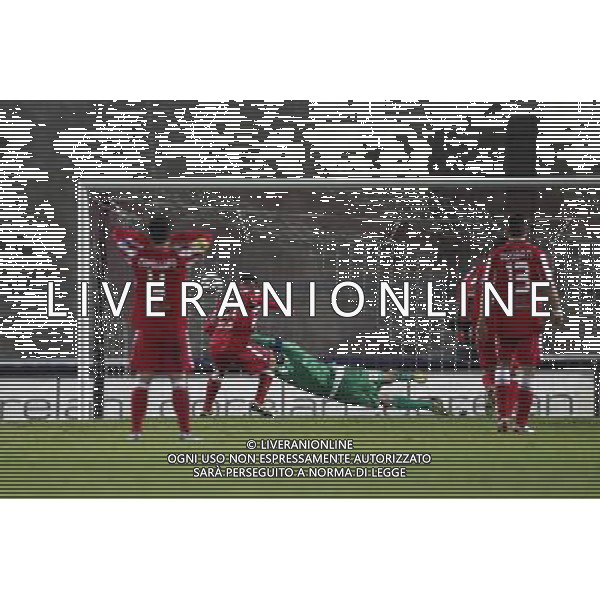 Campionato Lega Pro Girone B 13» giornata 12/11/2016 FORLI\' vs MODENA nella foto: BARDELLONI SEGNA SU RIGORE ©CLAUDIO ZAMAGNI/AGENZIA ALDO LIVERANI S.A.S.
