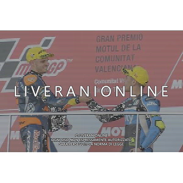 13.11.2016. Circuito Ricardo Tormo, Valencia, Spagna Brad Binder, Andrea Migno. FOTO G.PIAZZOLLA-AG ALDO LIVERANI SAS