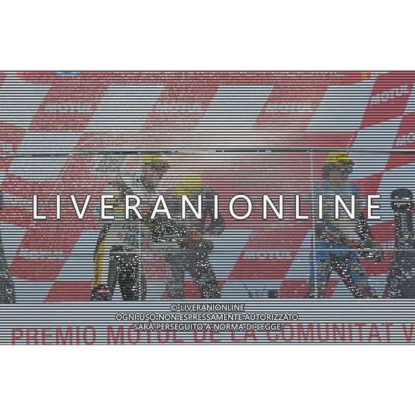 MOTOMONDIALE,VALENCIA,PILOTI MOTO3,13-11-2016,PODIO,CIRCUITO RICARDO TORMO,NELLA FOTO: PODIO foto adriano iemmi-ag aldo liverani sas