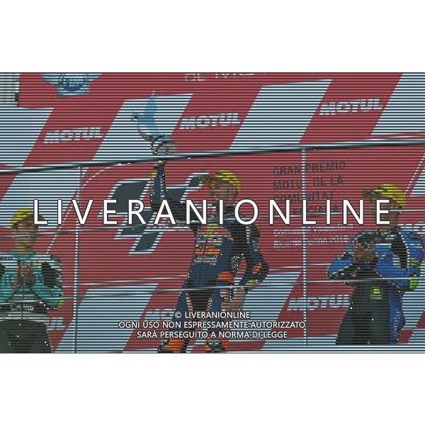MOTOMONDIALE,VALENCIA,PILOTI MOTO3,13-11-2016,PODIO,CIRCUITO RICARDO TORMO,NELLA FOTO: PODIO MOTO3 foto adriano iemmi-ag aldo liverani sas