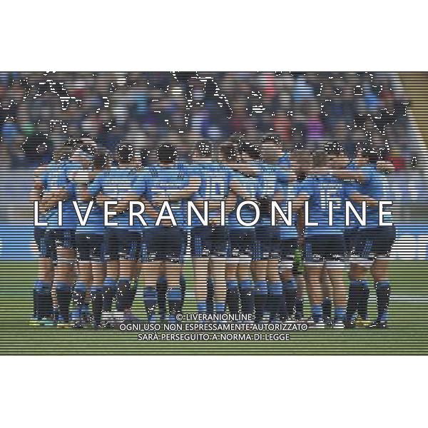 Rugby Test Match 2016 - Roma - 12.11.2016 - Stadio Olimpico - Italia vs All Blacks - nella foto: Gli azzuri prima della gara / Ph. Corradetti - AG. ALDO LIVERANI SAS