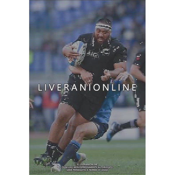 Rugby Test Match 2016 - Roma - 12.11.2016 - Stadio Olimpico - Italia vs All Blacks - nella foto: Charlie Faumuina / Ph. Corradetti - AG. ALDO LIVERANI SAS