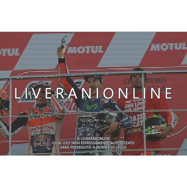 MOTOMONDIALE,VALENCIA,PILOTI MOTO3,13-11-2016,PODIO,CIRCUITO RICARDO TORMO,NELLA FOTO:PODIO FOTO ADRIANO IEMMI-AG ALDO LIVERANI SAS