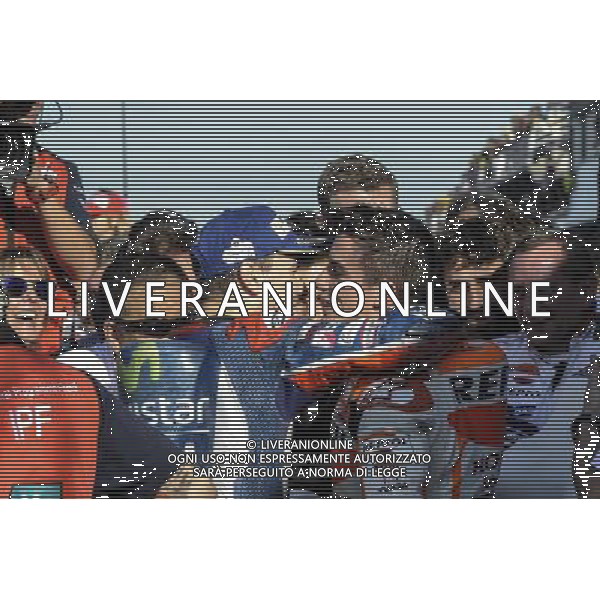 13.11.2016. Circuito Ricardo Tormo, Valencia, Spagna.Jorge Lorenzo e Marc Marquez. FOTO G PIAZZOLLA-AG ALDO LIVERANI SAS