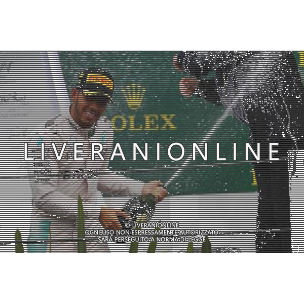1st place Lewis Hamilton (GBR) Mercedes AMG F1 W07 . 13.11.2016. Formula 1 World Championship, Rd 20, Brazilian Grand Prix, Sao Paulo, Brazil, Race Day. AG ALDO LIVERANI SAS ONLY ITALY