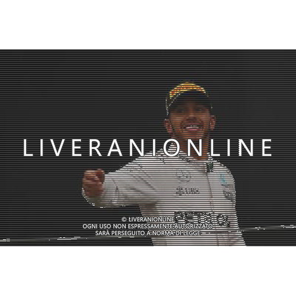 1st place Lewis Hamilton (GBR) Mercedes AMG F1 W07 . 13.11.2016. Formula 1 World Championship, Rd 20, Brazilian Grand Prix, Sao Paulo, Brazil, Race Day. AG ALDO LIVERANI SAS ONLY ITALY