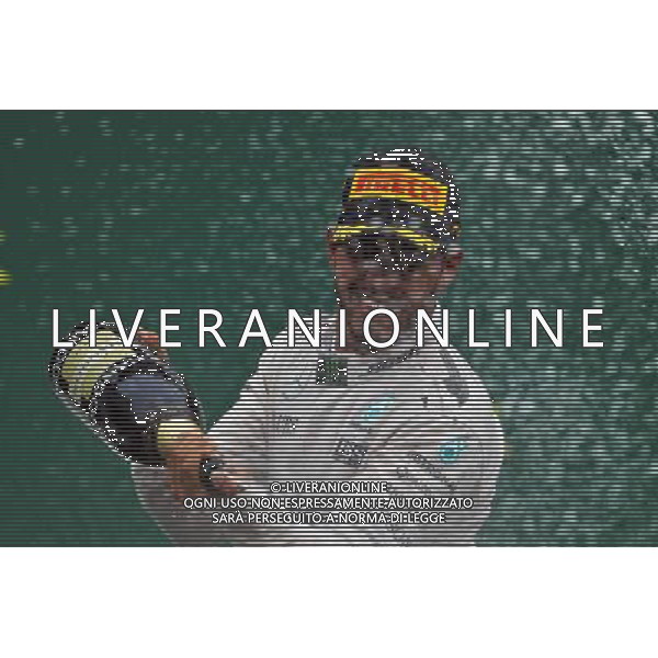Race winner Lewis Hamilton (GBR) Mercedes AMG F1 celebrates on the podium. 13.11.2016. Formula 1 World Championship, Rd 20, Brazilian Grand Prix, Sao Paulo, Brazil, Race Day. / AGENZIA ALDO LIVERANI SAS - ITALY ONLY EDITORIAL USE ONLY - Gp F1 Brasile Gara