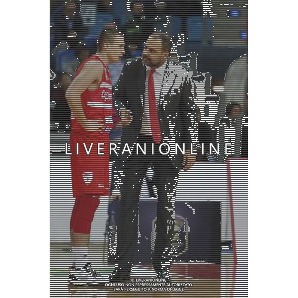 Consultinvest Pesaro vs Openjobmetis Varese 13/11/2016 nella foto: PAOLO MORETTI E AVRAMOVIC ALEKSAÂ©CLAUDIO ZAMAGNI/AGENZIA ALDO LIVERANI S.A.S