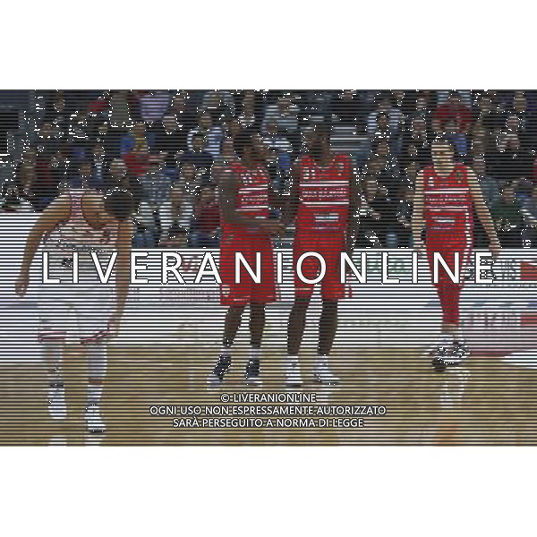 Consultinvest Pesaro vs Openjobmetis Varese 13/11/2016 nella foto: JOHNSON E EYENGA AVRAMOVIC Â©CLAUDIO ZAMAGNI/AGENZIA ALDO LIVERANI S.A.S.