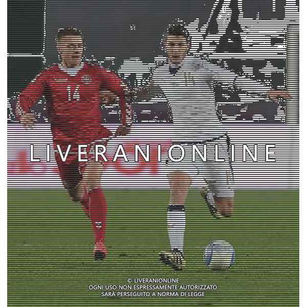 Amichevole Under 21 Bergamo - 14.11.2016 Italia-Danimarca Nella Foto:mazzitelli-duelund /Ph.Vitez-Ag. Aldo Liverani