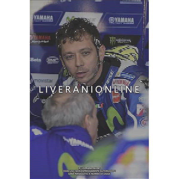 15.11.2016.Circuito Ricardo Tormo, Valencia, Spagna.Valentino Rossi (Yamaha) Â©PIAZZOLLA / AGENZIA ALDO LIVERANI SAS - Prima giornata dei test post stagionali di Valencia Spagna - 15.11.2016