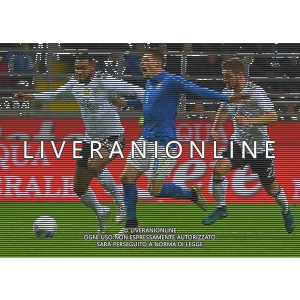 Amichevole Milano - 15.11.2016 Italia-Germania Nella Foto: andrea belotti fra hector e tah /Ph.Vitez-Ag. Aldo Liverani