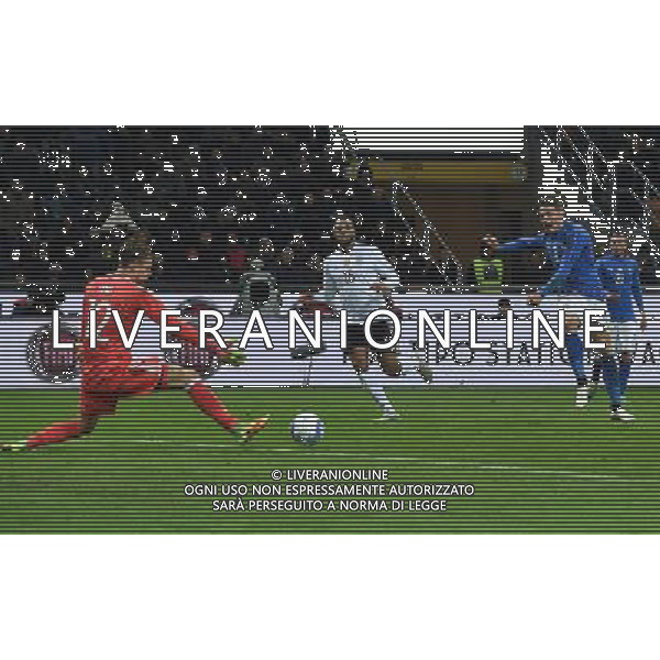 Amichevole Milano - 15.11.2016 Italia-Germania Nella Foto: andrea belotti colpisce il palo /Ph.Vitez-Ag. Aldo Liverani