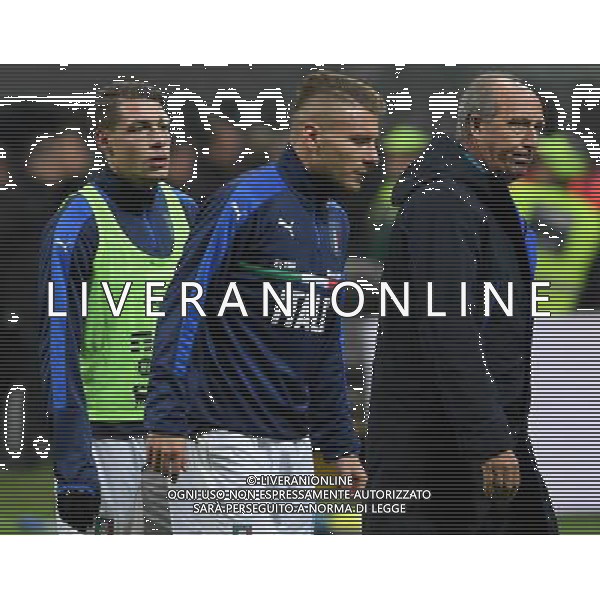 Amichevole Milano - 15.11.2016 Italia-Germania Nella Foto:Ventura Gian Piero con Immobile CIro e Belotti Andrea /Ph.Vitez-Ag. Aldo Liverani