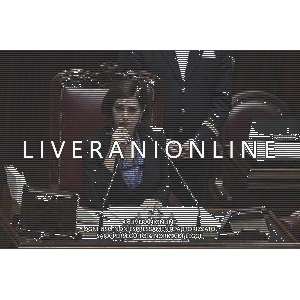 Roma - 16.11.2016 - Camera dei Deputati - Voto di fiducia sul Decreto Fiscale - nella foto: Laura Boldrini / Ph. Corradetti-Ag Aldo Liverani / AGENZIA ALDO LIVERANI SAS