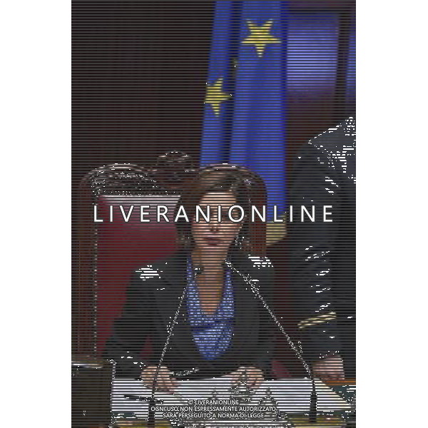 Roma - 16.11.2016 - Camera dei Deputati - Voto di fiducia sul Decreto Fiscale - nella foto: Laura Boldrini / Ph. Corradetti-Ag Aldo Liverani / AGENZIA ALDO LIVERANI SAS