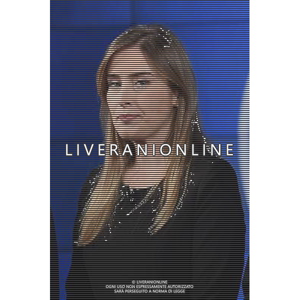 Trasmissione TV \' Porta a Porta \' Roma - 16.11.2016 - Studi RAI Teulada - nella foto: Maria Elena Boschi /Ph.Corradetti-Ag Aldo Liverani / AGENZIA ALDO LIVERANI SAS
