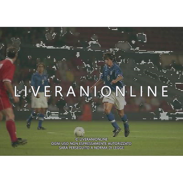 04-09-1998 ANFIELD LIVERPOOL- GALLES ITALIA NELLA FOTO DEMETRIO ALBERTINI AG ALDO LIVERANI SAS 