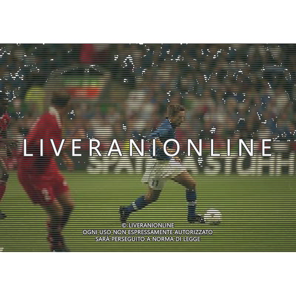 04-09-1998 ANFIELD LIVERPOOL- GALLES ITALIA NELLA FOTO EUSEBIO DI FRANCESCO AG ALDO LIVERANI SAS 