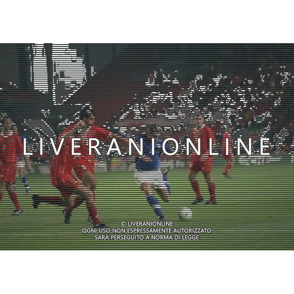 04-09-1998 ANFIELD LIVERPOOL- GALLES ITALIA NELLA FOTO CHRISTIAN VIERI AG ALDO LIVERANI SAS 