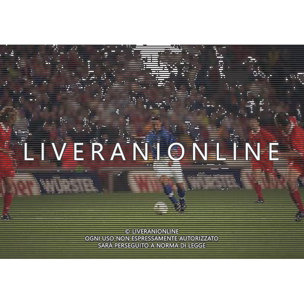 04-09-1998 ANFIELD LIVERPOOL- GALLES ITALIA NELLA FOTO ROBERTO BAGGIO AG ALDO LIVERANI SAS