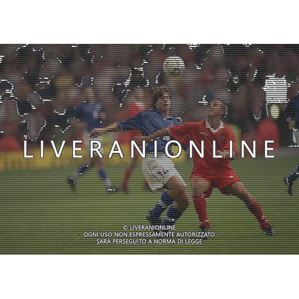 04-09-1998 ANFIELD LIVERPOOL- GALLES ITALIA NELLA FOTO MICHELE SERENA AG ALDO LIVERANI SAS