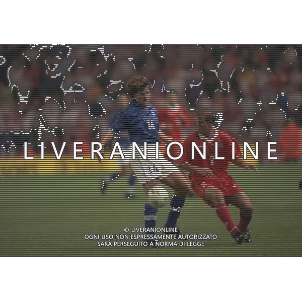 04-09-1998 ANFIELD LIVERPOOL- GALLES ITALIA NELLA FOTO MICHELE SERENA AG ALDO LIVERANI SAS 