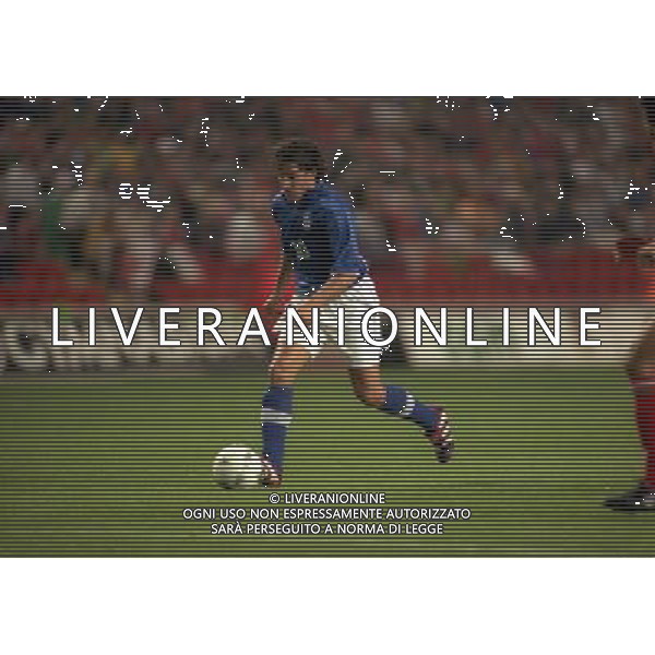 04-09-1998 ANFIELD LIVERPOOL- GALLES ITALIA NELLA FOTO ALESSANDRO DEL PIERO AG ALDO LIVERANI SAS