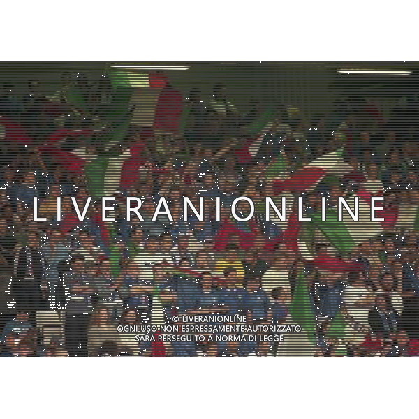 04-09-1998 ANFIELD LIVERPOOL- GALLES ITALIA NELLA FOTO TIFOSI ITALIA AG ALDO LIVERANI SAS 