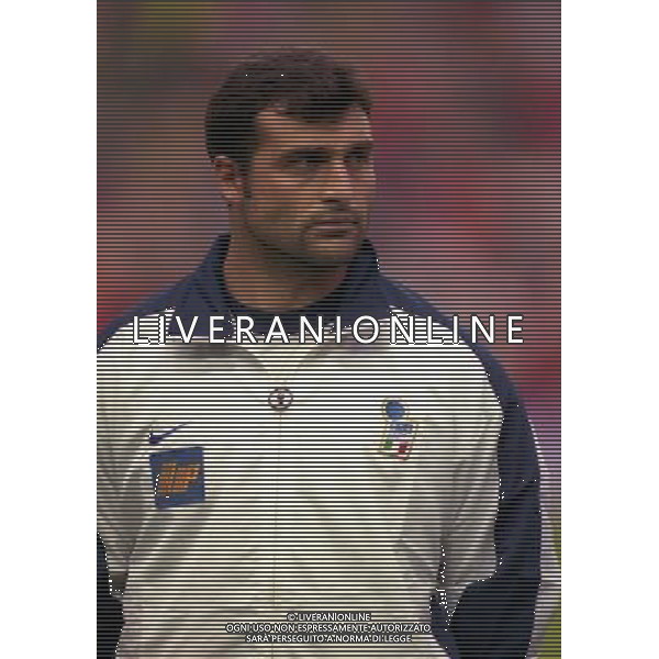 04-09-1998 ANFIELD LIVERPOOL- GALLES ITALIA NELLA FOTO ANGELO PERUZZI AG ALDO LIVERANI SAS