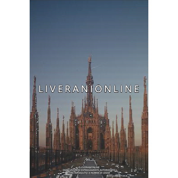 MILANO IL DUOMO FOTO PAOLO LIACI/AG. ALDO LIVERANI