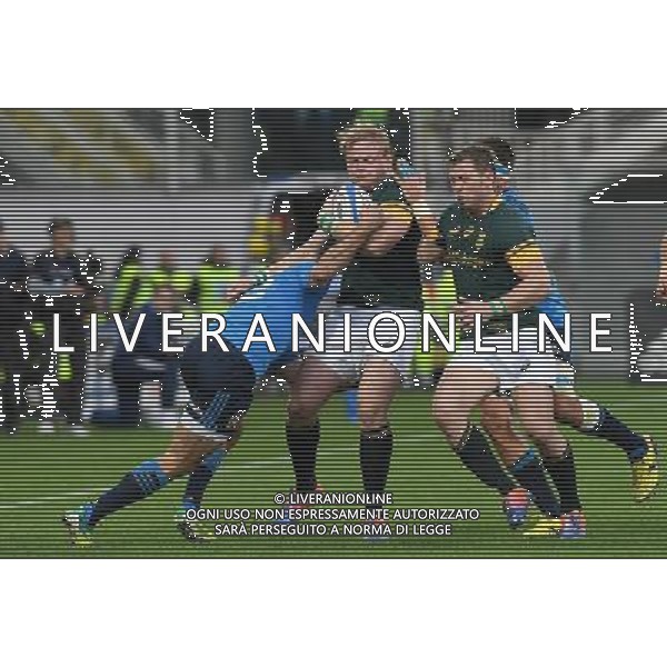 Cariparma Test Match 2016 di Rugby Firenze - 19.11.2016 Italia-Sud Africa Nella Foto:adriaan strauss fermato da andries van shalkwyk e luke mclean /Ph.Vitez-Ag. Aldo Liverani
