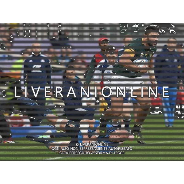 Cariparma Test Match 2016 di Rugby Firenze - 19.11.2016 Italia-Sud Africa Nella Foto:sergio parisse cerca di fermare de allende /Ph.Vitez-Ag. Aldo Liverani