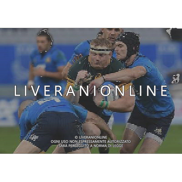 Cariparma Test Match 2016 di Rugby Firenze - 19.11.2016 Italia-Sud Africa Nella Foto:adriaan strauss fermato da giorgio bronzini e carlo canna /Ph.Vitez-Ag. Aldo Liverani