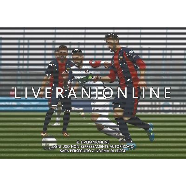 azione di barbuti CALCIO LEGA PRO LUMEZZANE-SAMBENEDETTESE,lumezzane(bs) 19 novembre 2016. Ph Fotolive Alessio Guitti / AGENZIA ALDO LIVERANI SAS