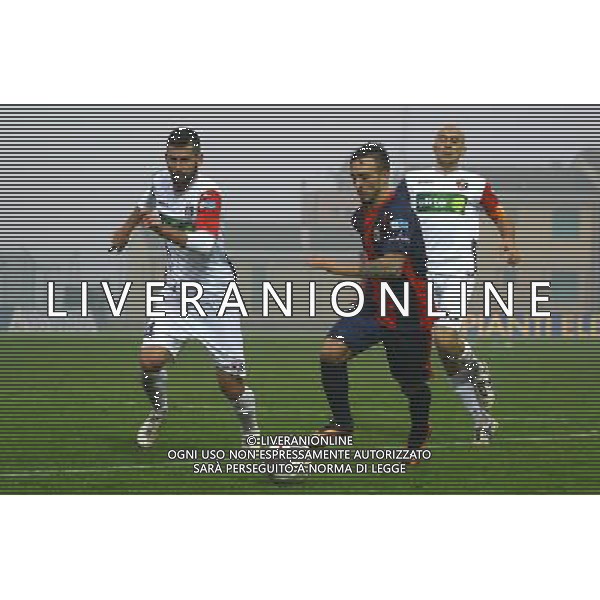 di filippo(samb) bacioterracino(lume) CALCIO LEGA PRO LUMEZZANE-SAMBENEDETTESE,lumezzane(bs) 19 novembre 2016. Ph Fotolive Alessio Guitti / AGENZIA ALDO LIVERANI SAS