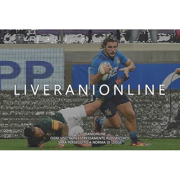 Cariparma Test Match 2016 di Rugby Firenze - 19.11.2016 Italia-Sud Africa Nella Foto:la meta di givanbattista venditti /Ph.Vitez-Ag. Aldo Liverani
