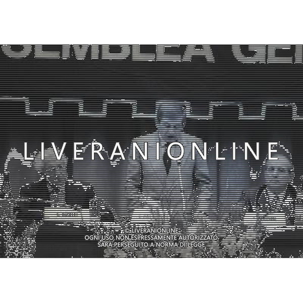 RETROSPETTIVA GIANNI AGNELLI 1988 NELLA FOTO GIANNI AGNELLI PRESENZIA ALLA CONFERENZA DELL\'ASSOCIAZIONE INDUSTRIALI BRESCIANI AG ALDO LIVERANI SAS