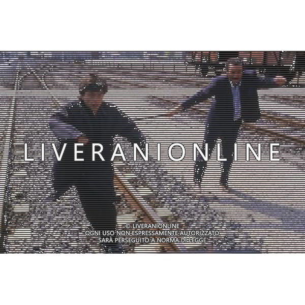 Paolo Rossi attore, cantautore e comico italiano - Retrospettiva nella foto nel film \'I cammelli\' del 1988 diretto da Giuseppe Bertolucci con Diego Abatantuono ©ARCHIVIO / AGENZIA ALDO LIVERANI SAS