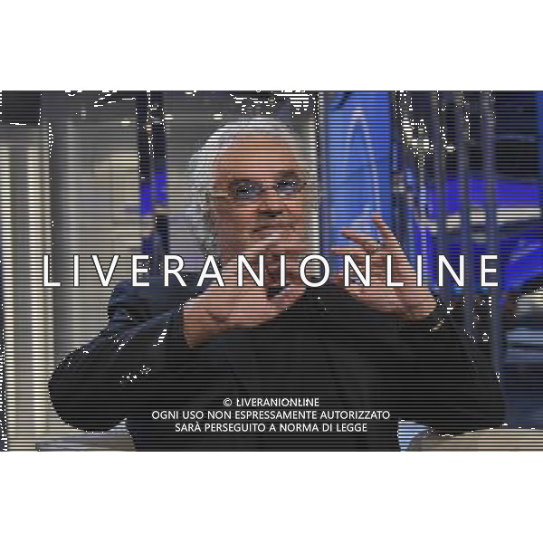Trasmissione TV \' Porta a Porta \' Roma - 21.11.2016 - Studi RAI Teulada - nella foto: Flavio Briatore /Ph.Corradetti-Ag Aldo Liverani / AGENZIA ALDO LIVERANI SAS