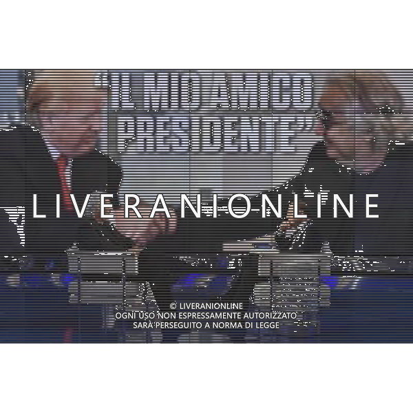 Trasmissione TV \' Porta a Porta \' Roma - 21.11.2016 - Studi RAI Teulada - nella foto: Flavio Briatore e Bruno Vespa /Ph.Corradetti-Ag Aldo Liverani / AGENZIA ALDO LIVERANI SAS