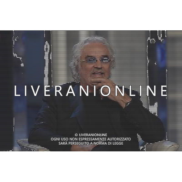 Trasmissione TV \' Porta a Porta \' Roma - 21.11.2016 - Studi RAI Teulada - nella foto: Flavio Briatore /Ph.Corradetti-Ag Aldo Liverani / AGENZIA ALDO LIVERANI SAS