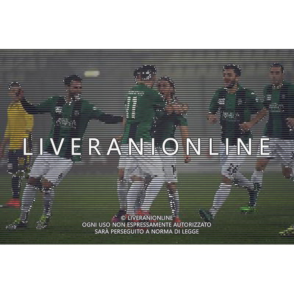MODENA - PORDENONE CAMPIONATO CALCIO LEGA PRO 21 NOVEMBRE 2016 NELLA FOTO LUCA CATTANEO ESULTANZA ©OPTIMAFOTO / AGENZIA ALDO LIVERANI SAS